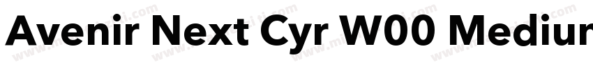 Avenir Next Cyr W00 Medium字体转换